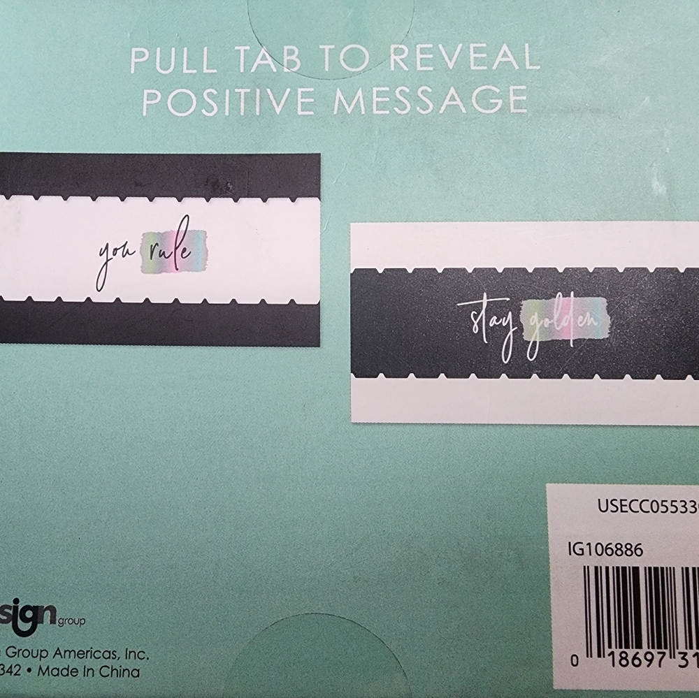 NWT  In Box Happiness Inside Positive Notes to Share  50ct pull-tab notes - Picture 2 of 6